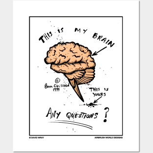 This is my brain Posters and Art